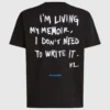 T-shirt con citazione di Karl T-shirt con citazione di Karl