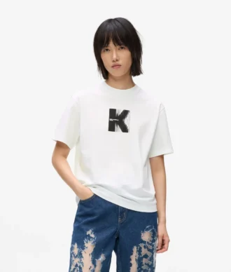 T-shirt con grafica K