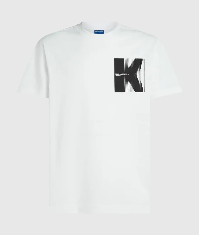 T-shirt con grafica K T-shirt con grafica K