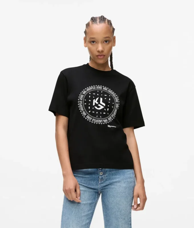 T-shirt con logo bandana T-shirt con logo bandana