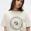 T-shirt con logo bandana T-shirt con logo bandana