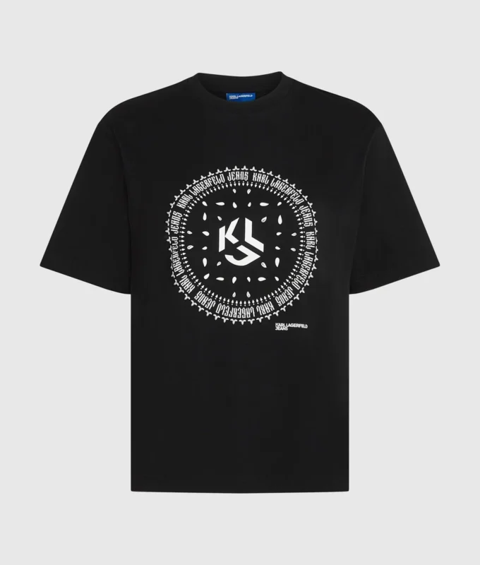 T-shirt con logo bandana T-shirt con logo bandana