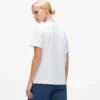 T-shirt con logo in paillettes T-shirt con logo in paillettes