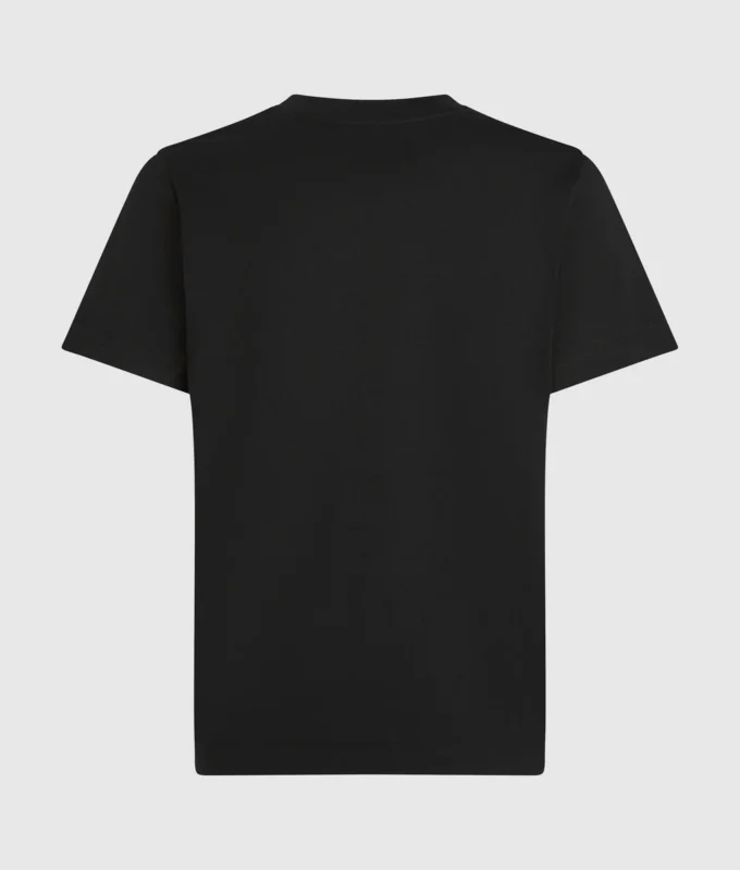 T-shirt con logo in paillettes T-shirt con logo in paillettes