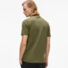 T-shirt con logo in raso T-shirt con logo in raso