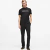 T-shirt con logo in raso T-shirt con logo in raso