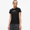 T-shirt con logo riflettente T-shirt con logo riflettente