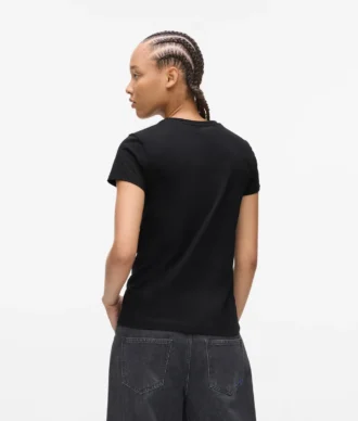 T-shirt con logo riflettente