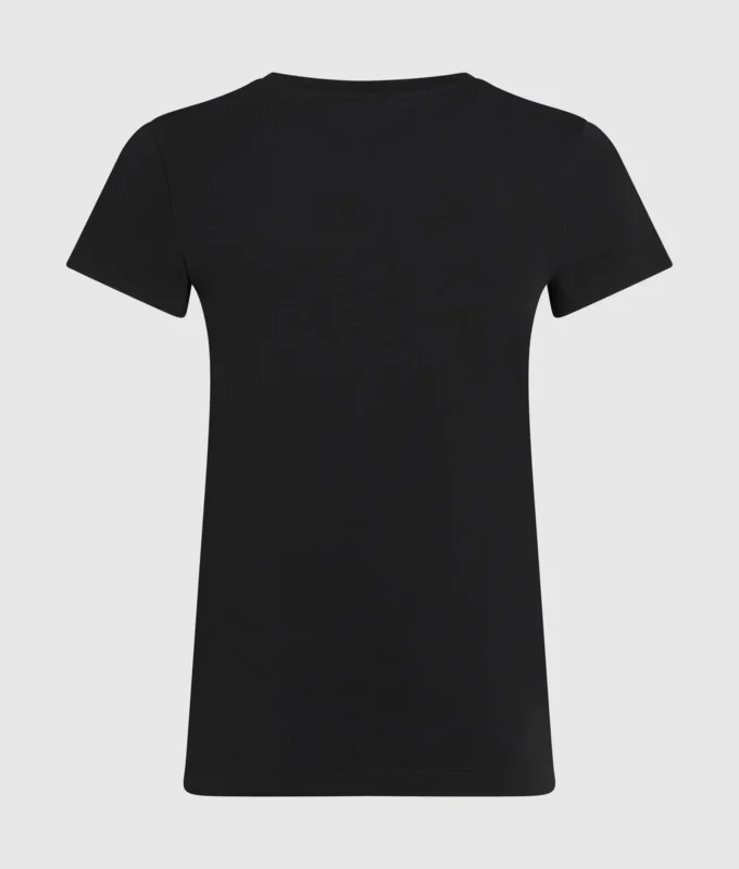 T-shirt con logo riflettente T-shirt con logo riflettente