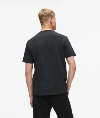 T-shirt con logo verticale