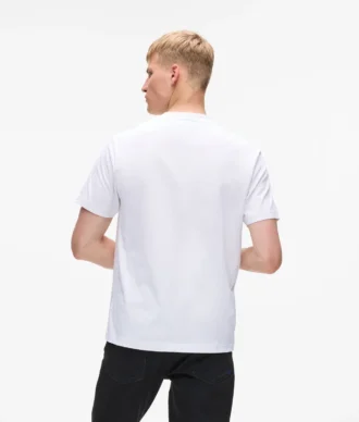 T-shirt con logo verticale T-shirt con logo verticale