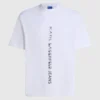 T-shirt con logo verticale T-shirt con logo verticale