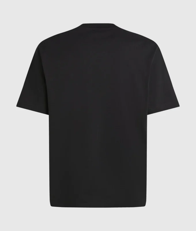 T-shirt con logo verticale