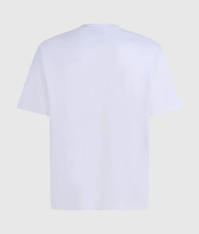 T-shirt con logo verticale T-shirt con logo verticale