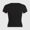 T-shirt con monogramma borchiato T-shirt con monogramma borchiato