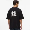 T-shirt con monogramma grafico