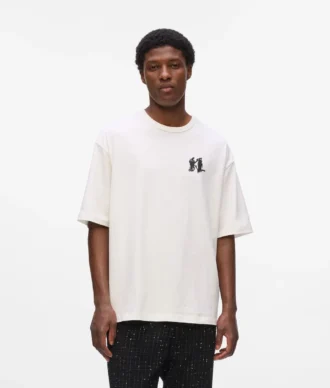 T-shirt con monogramma grafico