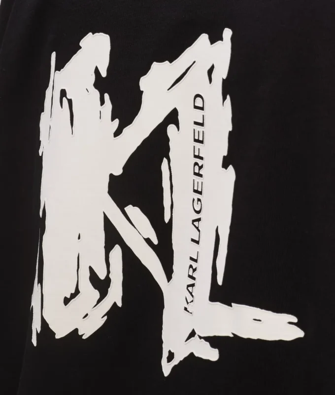T-shirt con monogramma grafico