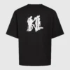 T-shirt con monogramma grafico