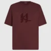 T-shirt con monogramma in paillettes T-shirt con monogramma in paillettes