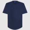 T-shirt con monogramma in rilievo T-shirt con monogramma in rilievo