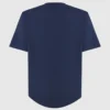 T-shirt con monogramma in rilievo T-shirt con monogramma in rilievo