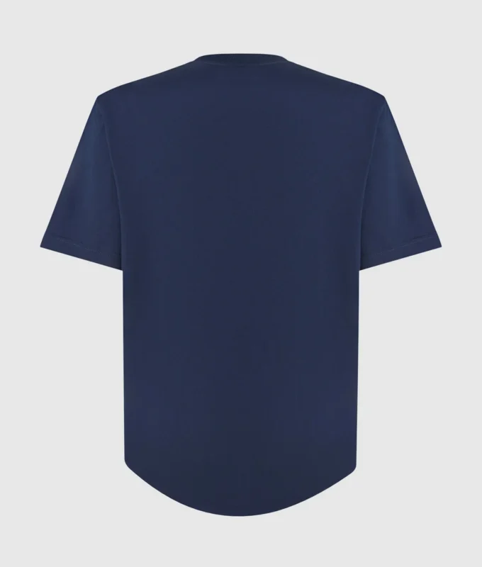 T-shirt con monogramma in rilievo T-shirt con monogramma in rilievo