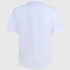 T-shirt con monogramma in rilievo T-shirt con monogramma in rilievo