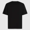 T-shirt con monogramma in strass