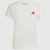 T-shirt con scollo a V e cuori T-shirt con scollo a V e cuori