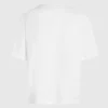 T-shirt con scollo a V e orlo caratteristico