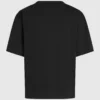 T-shirt con scollo a V e orlo caratteristico