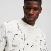 T-SHIRT CON STAMPA ALL-OVER