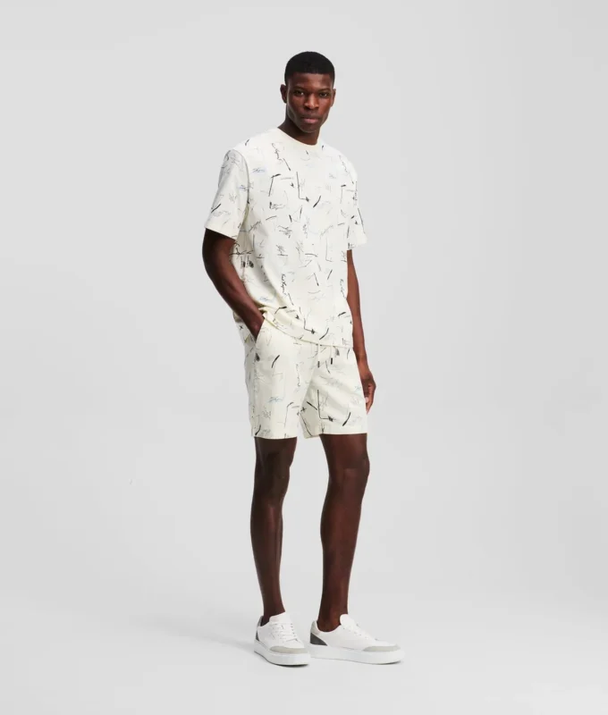 T-SHIRT CON STAMPA ALL-OVER