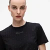 T-shirt con strass