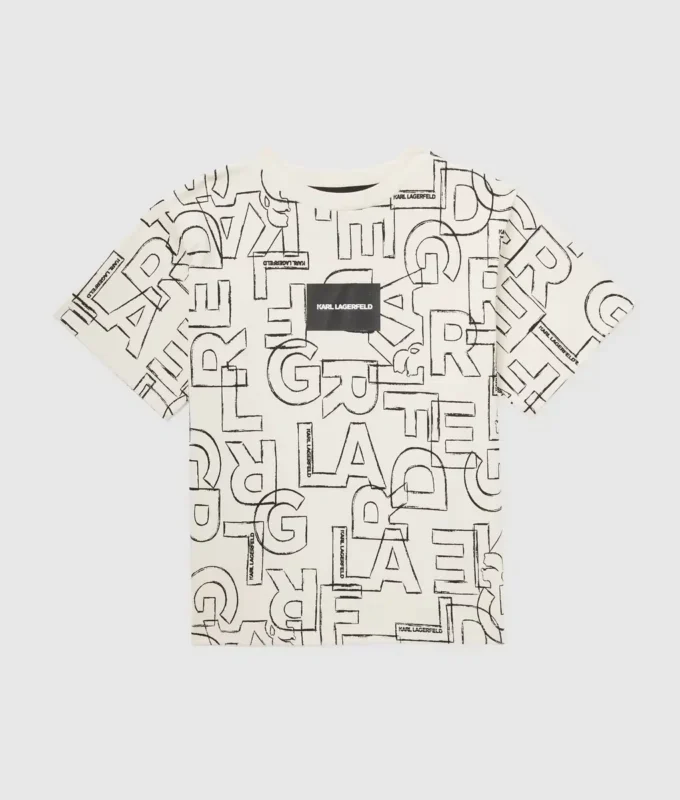 T-shirt da bambino con stampa all-over T-shirt da bambino con stampa all-over