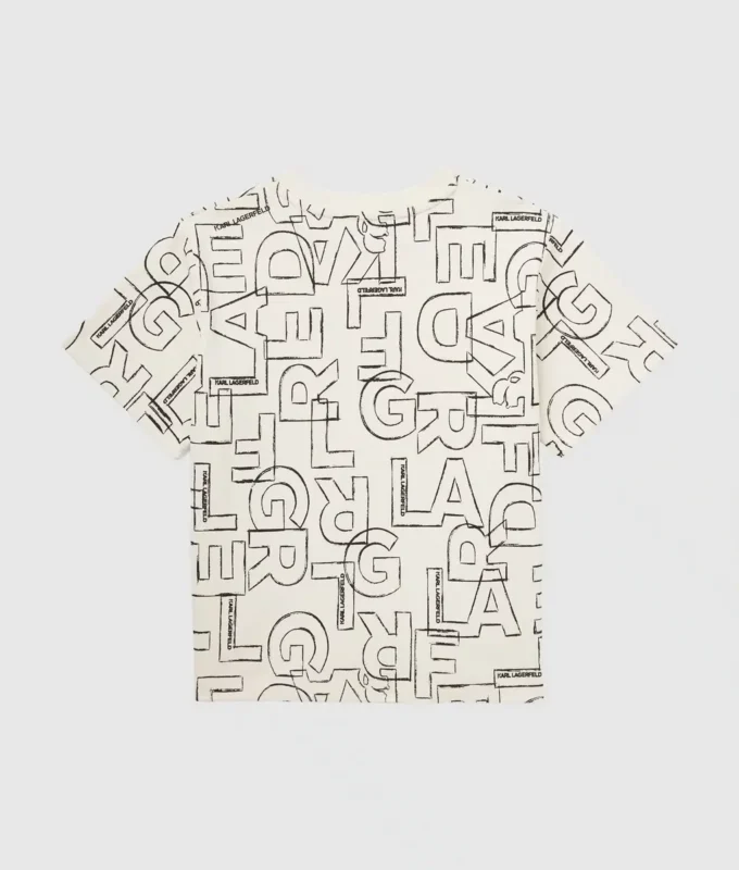 T-shirt da bambino con stampa all-over T-shirt da bambino con stampa all-over