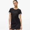 T-shirt esclusiva con logo Autograph in strass