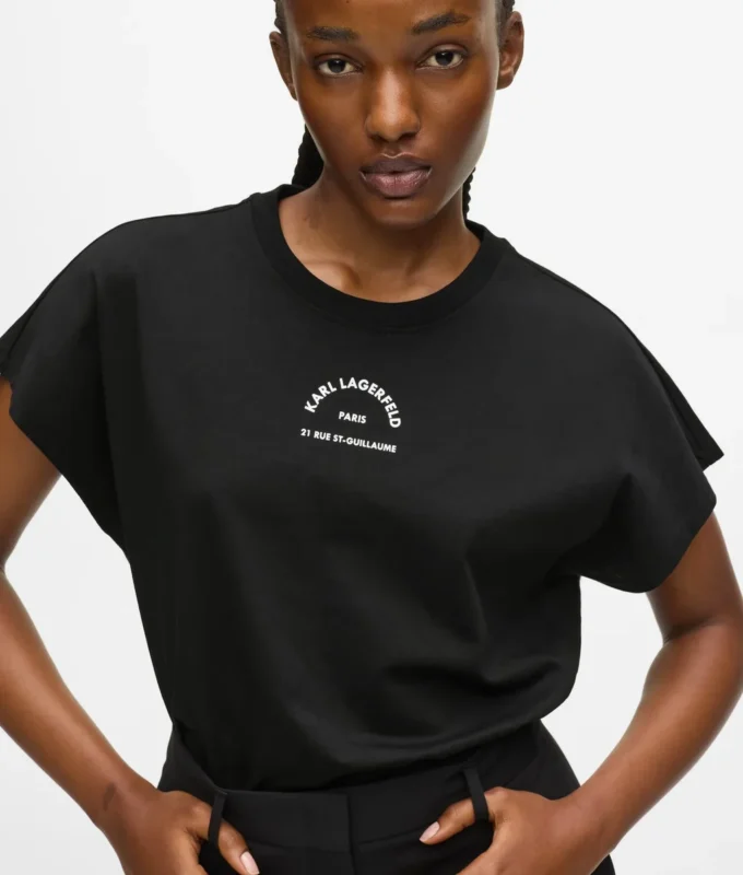 T-shirt glitterata Rue St-Guillaume