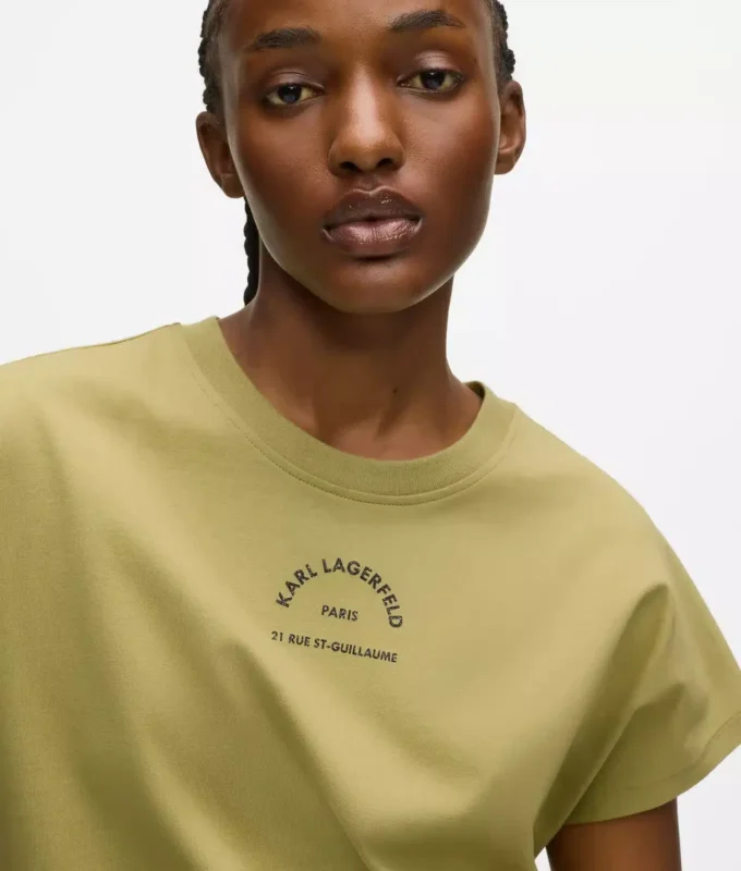 T-shirt glitterata Rue St-Guillaume