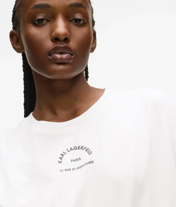 T-shirt glitterata Rue St-Guillaume