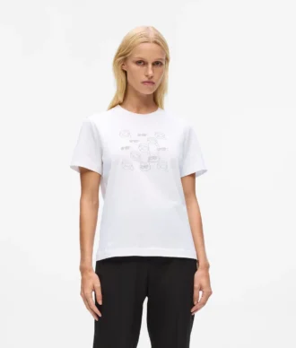 T-shirt Ikon con strass