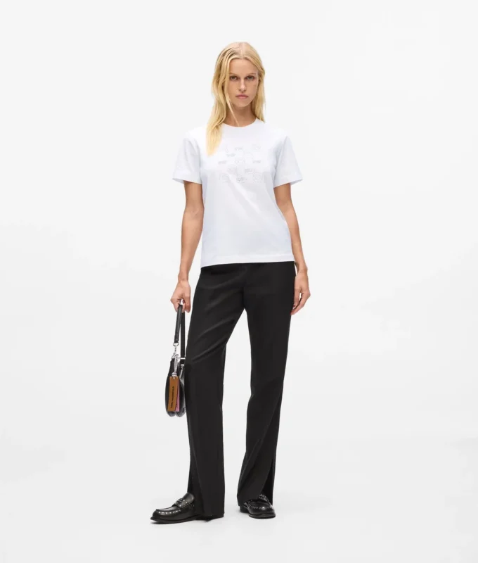 T-shirt Ikon con strass T-shirt Ikon con strass