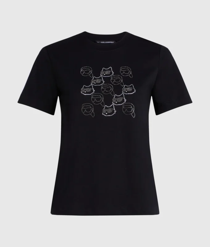 T-shirt Ikon con strass T-shirt Ikon con strass