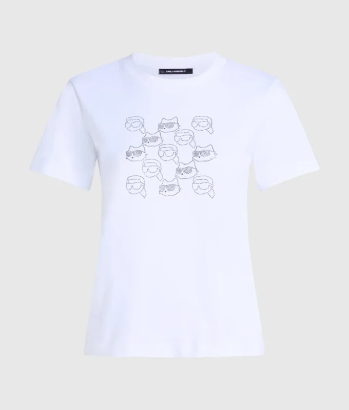T-shirt Ikon con strass T-shirt Ikon con strass