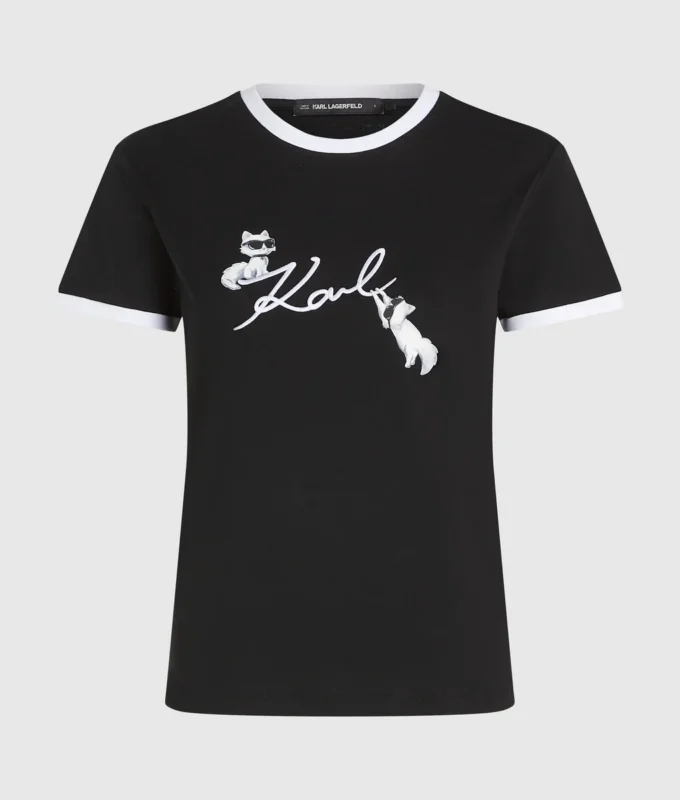 T-shirt Ikon Signature Choupette