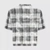 T-shirt in maglia a quadri