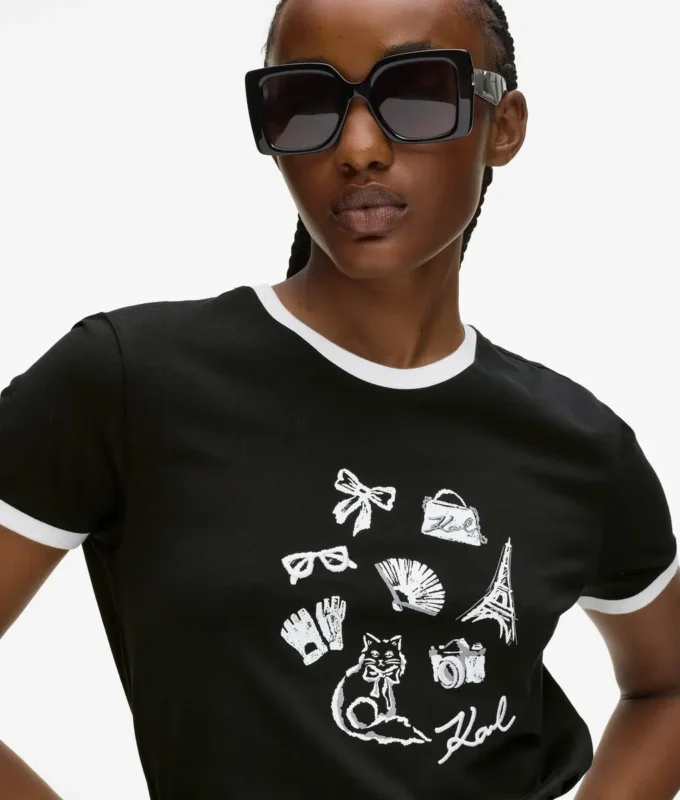 T-shirt Karl Charms