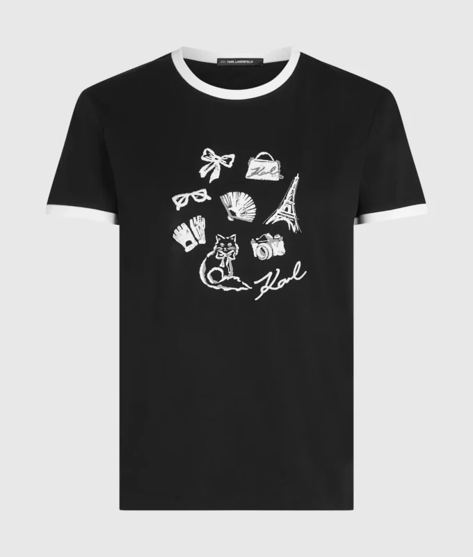 T-shirt Karl Charms