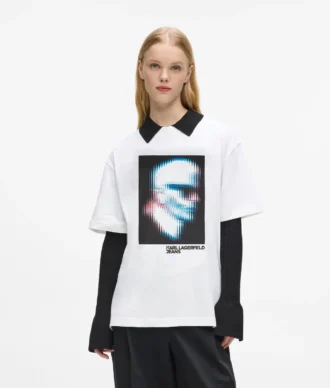 T-shirt Karl digitalizzata